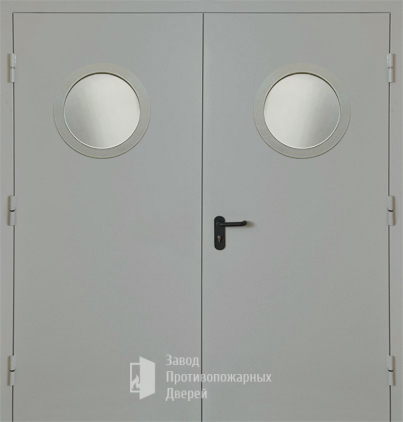 Фото двери «Двупольная с круглым стеклом EI-30» в Дрезне