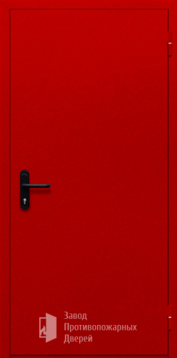Фото двери «Однопольная глухая (красная)» в Дрезне