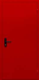 Фото двери «Однопольная глухая (красная)» в Дрезне