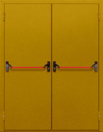 Фото двери «Двупольная глухая с антипаникой №15» в Дрезне