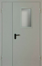 Фото двери «Полуторная со стеклом EI-30» в Дрезне