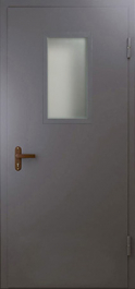 Фото двери «Техническая дверь №4 однопольная со стеклопакетом» в Дрезне