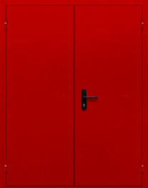 Фото двери «Двупольная глухая (красная)» в Дрезне