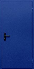 Фото двери «Однопольная глухая (синяя)» в Дрезне